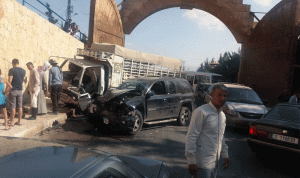 3 جرحى  في حادث سير عند مدخل شمسطار