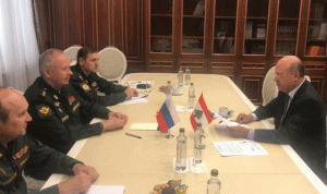 نائب وزير الدفاع الروسي عرض مع شعبان أوضاع المنطقة