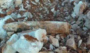 العثور على صاروخ قديم بين الطيبة ودير سريان