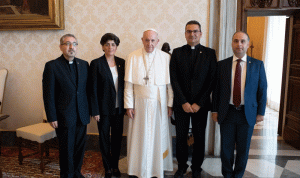 البابا فرنسيس لمجلس كنائس الشرق الاوسط: للعمل بجهد لوحدة الكنيسة