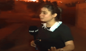 النيران تحاصر سكان الدامور.. ومراسلة تبكي على الهواء! (بالفيديو)