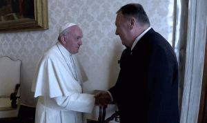 البابا وبومبيو يدعوان إلى حرية العقيدة في الشرق الأوسط