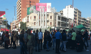مسيرة للمحتجين في شوارع طرابلس