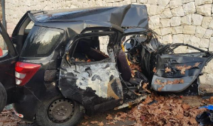 قتيلان في حادث سير على طريق عام غادير درعون