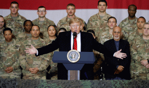 بشكل مفاجئ.. ترامب يزور أفغانستان 