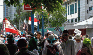 المئات يتظاهرون في إندونيسيا دعمًا للأويغور