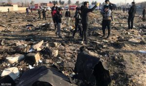 محققون إيرانيون عن الطائرة الاوكرانية: حريق بالجو وتحطم على الأرض