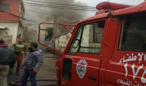 بالفيديو: حريق في طرابلس