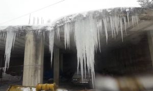 الجليد غطى قرى عكار