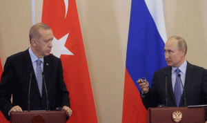 بوتين وأردوغان يؤكدان أهمية تنفيذ اتفاق سوتشي بشأن سوريا بشكل كامل