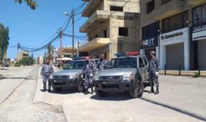 قوى الأمن تنتشر في منطقة جبل لبنان (صور)