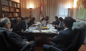 الاجتماع الأول للجنة مكافحة الفساد لدى وزارة العدل