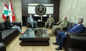 قائد الجيش عرض مع كوبيتش أوضاع لبنان والمنطقة