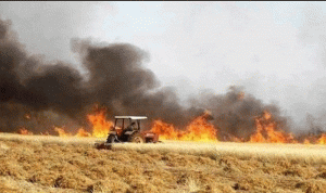طوافات الجيش نجحت بمحاصرة الحريق في جرود الهرمل