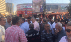 في ساحة النور.. وقفة احتجاجًا على ما حصل في طرابلس
