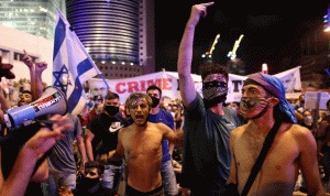 احتجاجات في اسرائيل ضد سياسة نتنياهو بزمن كورونا