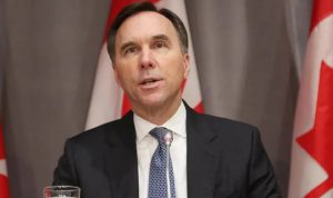 وزير المالية الكندي يستقيل
