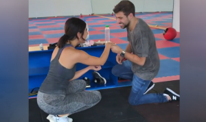مفاجأة لزينة مكي في النادي الرياضي: proposal من حبيبها! (فيديو)