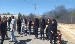 قطع طريق شعت-نبحا احتجاجًا على تزايد السرقات