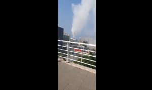 بالفيديو- الدخان يتصاعد من مطار بيروت… ماذا يحصل؟
