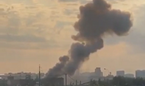 انفجار بمصنع في ضواحي موسكو (فيديو)