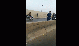 بالفيديو: قتيل بحادث سير على طريق المطار