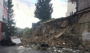 انهيار سقف كنيسة في الكفور – النبطية