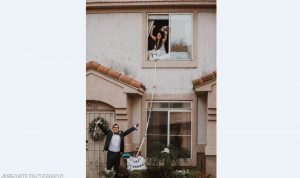 “روميو وجولييت 2020”.. زواج عبر النافذة