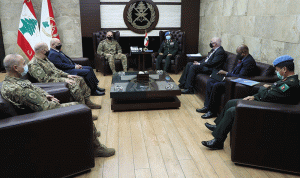 قائد الجيش التقى رئيس بعثة الـ”UNDOF”
