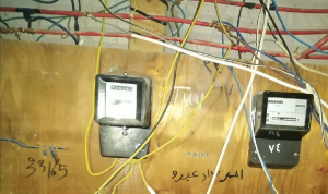 سرقة عدادات الكهرباء من مبنى سكني في صيدا