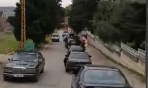 مسيرة سيارات في حلبا