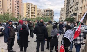اعتصام أمام السرايا وقصر العدل في طرابلس