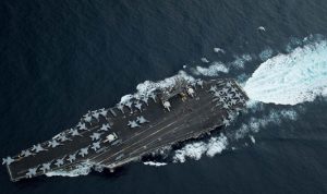 البحرية الأميركية توضح تواجد حاملة “روزفلت” في بحر الصين