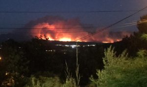 اندلاع حريق ضخم جنوب فرنسا