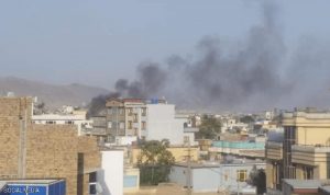 سقوط صاروخ على مبنى سكني في كابل