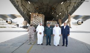 هبة غذائية من قطر إلى الجيش