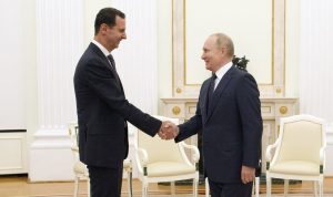 بالفيديو: بوتين يلتقي الأسد في موسكو