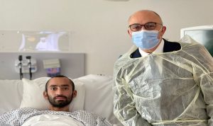 عودة جندي أصيب بانفجار التليل بعد علاجه في أبوظبي