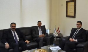 الحاج حسن بحث مع سفير العراق في التعاون الزراعي