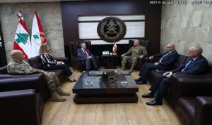 قائد الجيش بحث مع السفير السوري في شؤون مختلفة