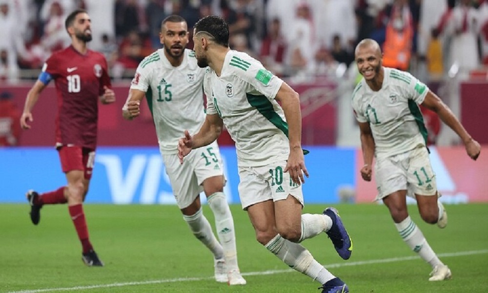 بالفيديو: الجزائر تقصي قطر من بطولة كأس العرب