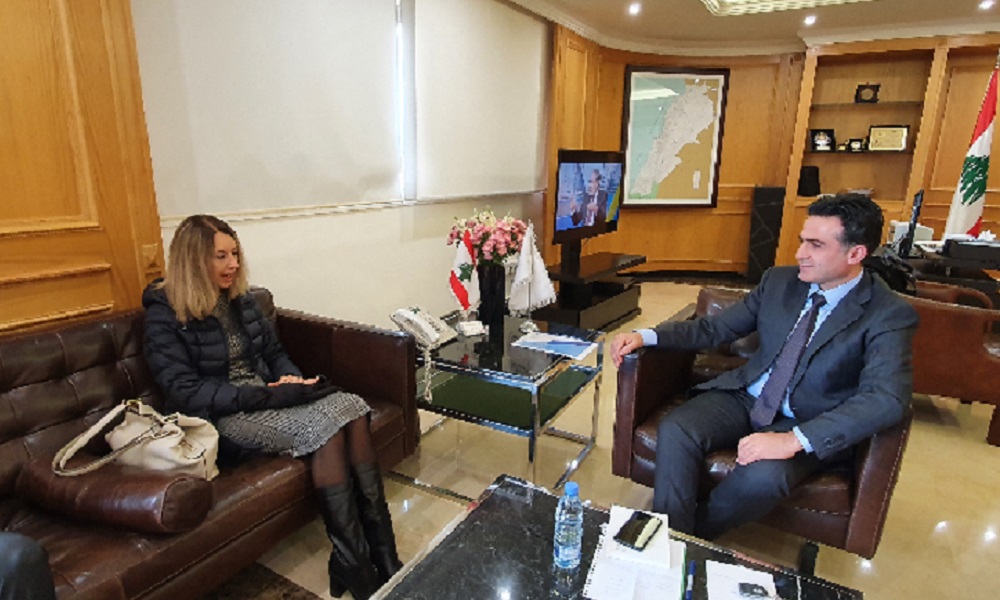 حمية للسفيرة الإيطالية: مصلحة لبنان فوق كل اعتبار