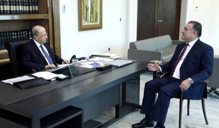 سفير الجزائر أطلع عون على وضع الجالية اللبنانية