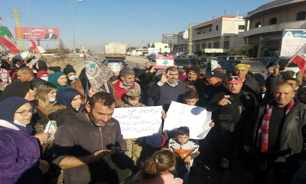 في بعلبك… وقفة احتجاجية لزوجات وأمّهات العسكريين (صوَر)