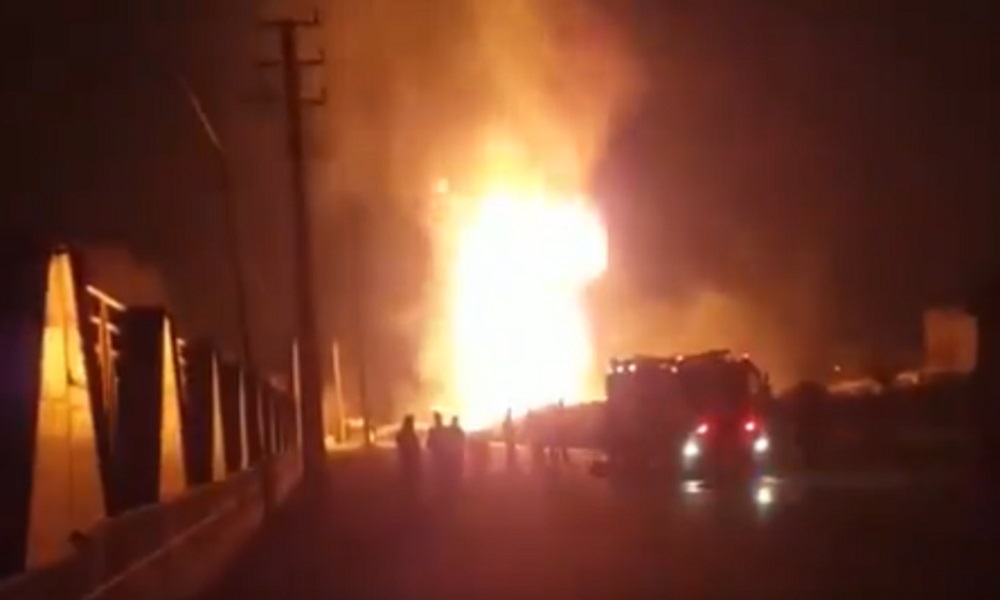  حريق في مركز عسكري للحرس الثوري في إيران