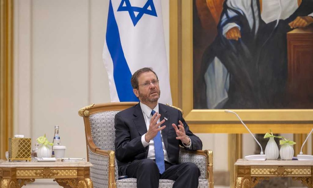 اجتماع “صريح” بين الرئيس الإسرائيلي وولي عهد أبوظبي