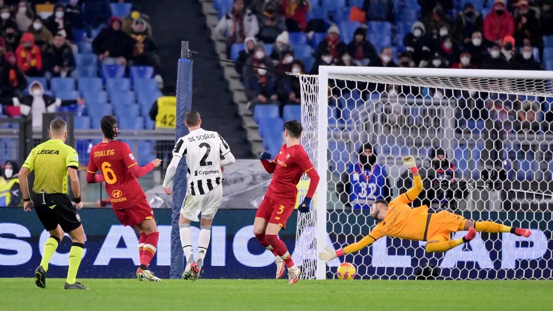 فوز مثير ليوفنتوس أمام روما في الدوري الإيطالي