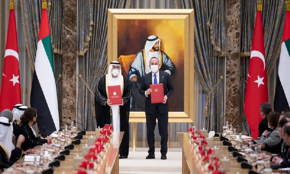 بين الإمارات وتركيا: اتفاقيات تعاون ومذكرات تفاهم