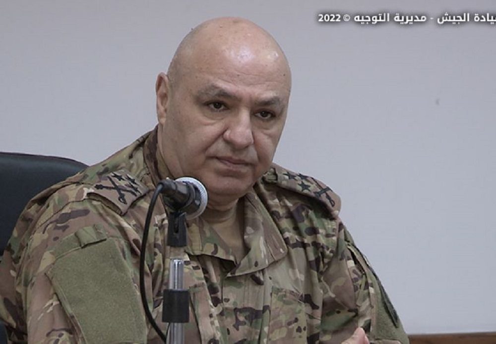 قائد الجيش: يبقى حفظ الأمنِ على رأس أولويّاتنا