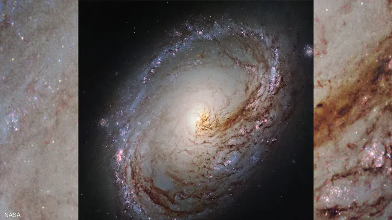 “ناسا” تنشر صورة مجرة حلزونية